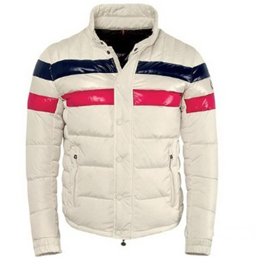 Doudoune Moncler Menuire Homme Blanc